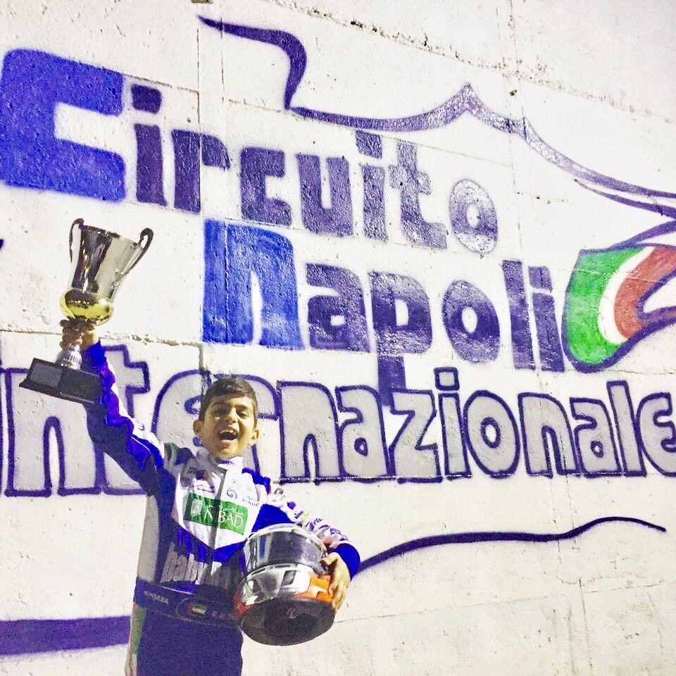 اماراتي ابن ثمانية أعوام يفوز بكأس أيرتون