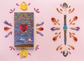 الفالنتين مع ساعة “بلانيت لوف”  من سواتش