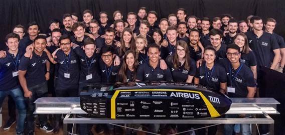 طلبة ألمان يحققون رقماً قياسياً في مسابقة أنظمة نقل فائقة السرعة”هايبرلوب”