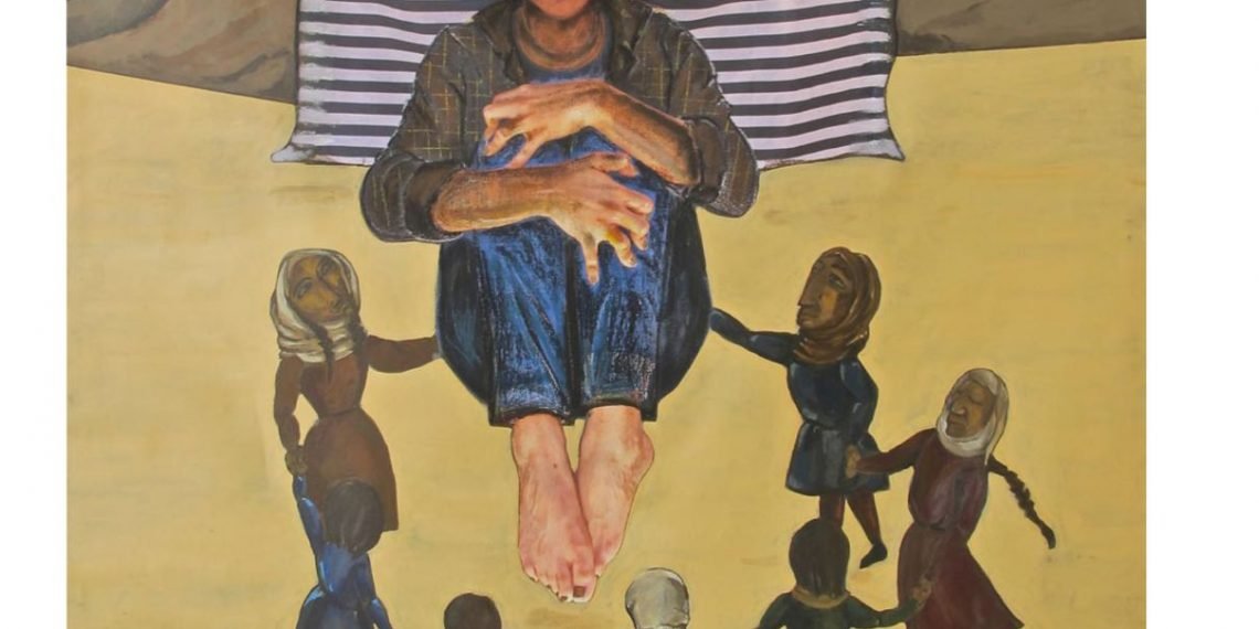 لوحة رقص التضحية-ميثاء عبدالله