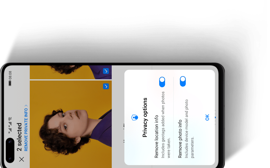 حماية بيانات الصور من هواوي