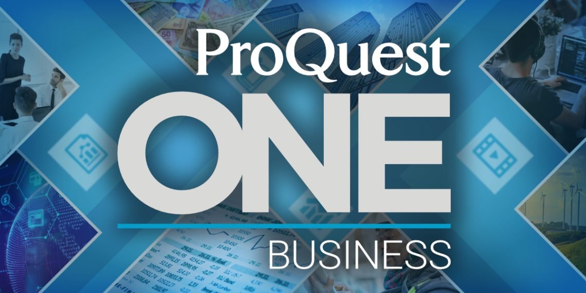 بروكويست وان بزنسProQuest One™ Business