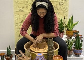 مارينا ناصيف تعالج بالفخار