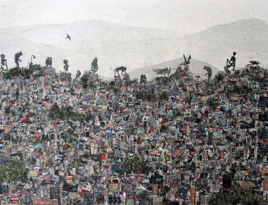 لوحة زينة عيسى في مزاد كريستيز