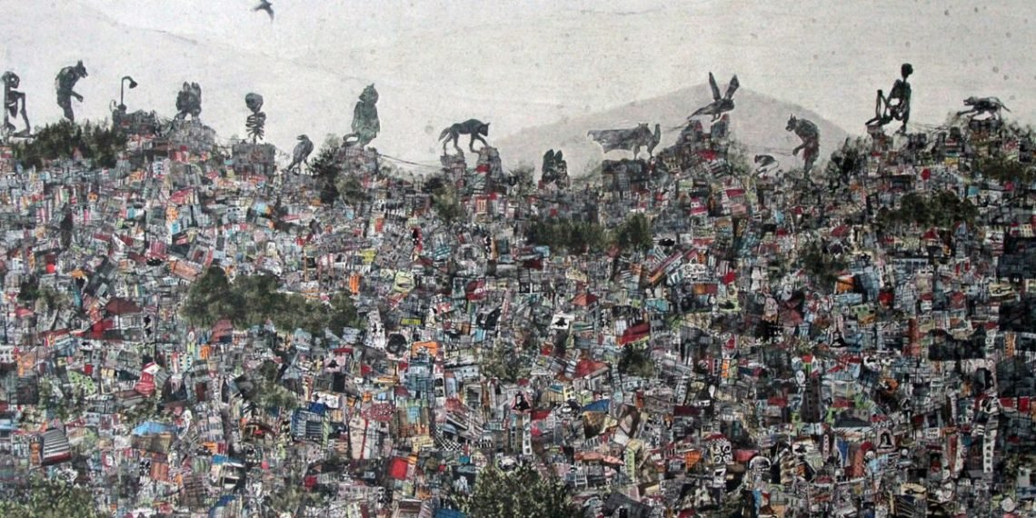 لوحة زينة عيسى في مزاد كريستيز