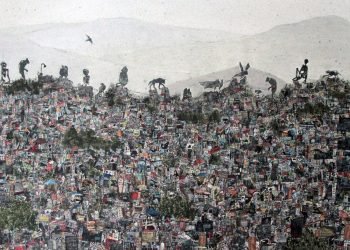 لوحة زينة عيسى في مزاد كريستيز