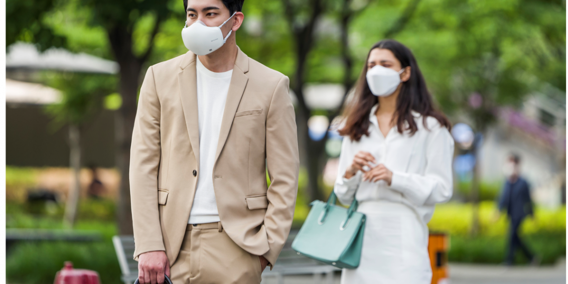 جهاز تنقية الهواء القابل للارتداء