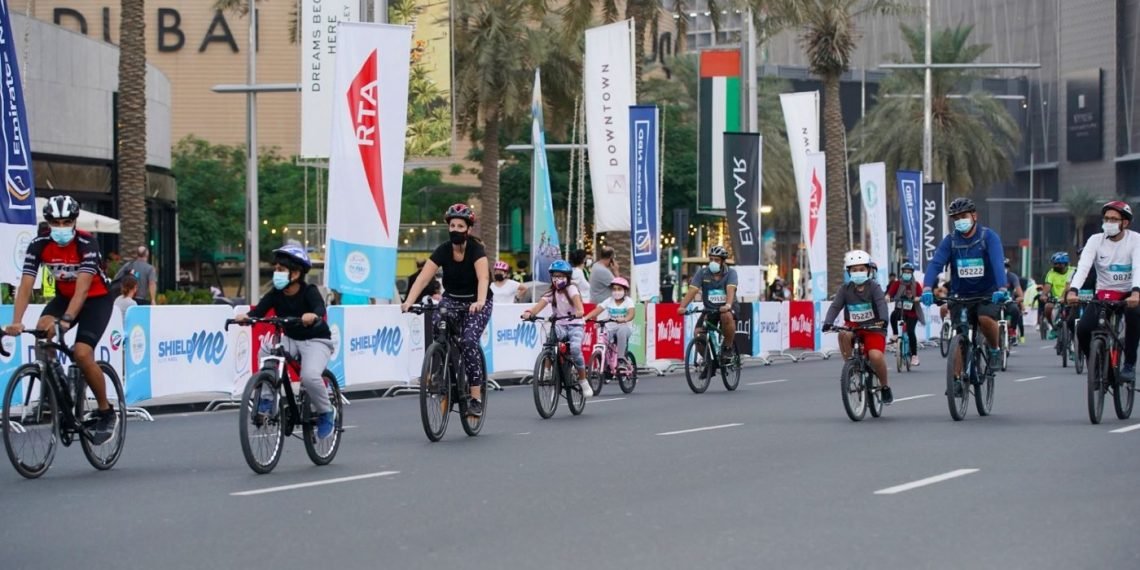 دراجات مشاركة في مسابقة دبي