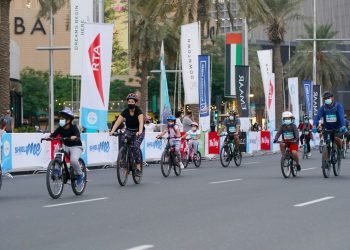 دراجات مشاركة في مسابقة دبي