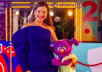 ريا أبي راشد في برنامج أهلاً سمسم