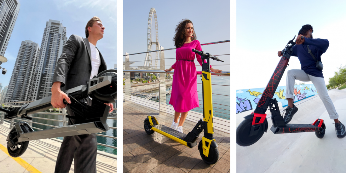 سكوتر من شركة Switch بثلاثة ألوان