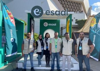 فريق منصة اسأل خلال قمة تيكني2022