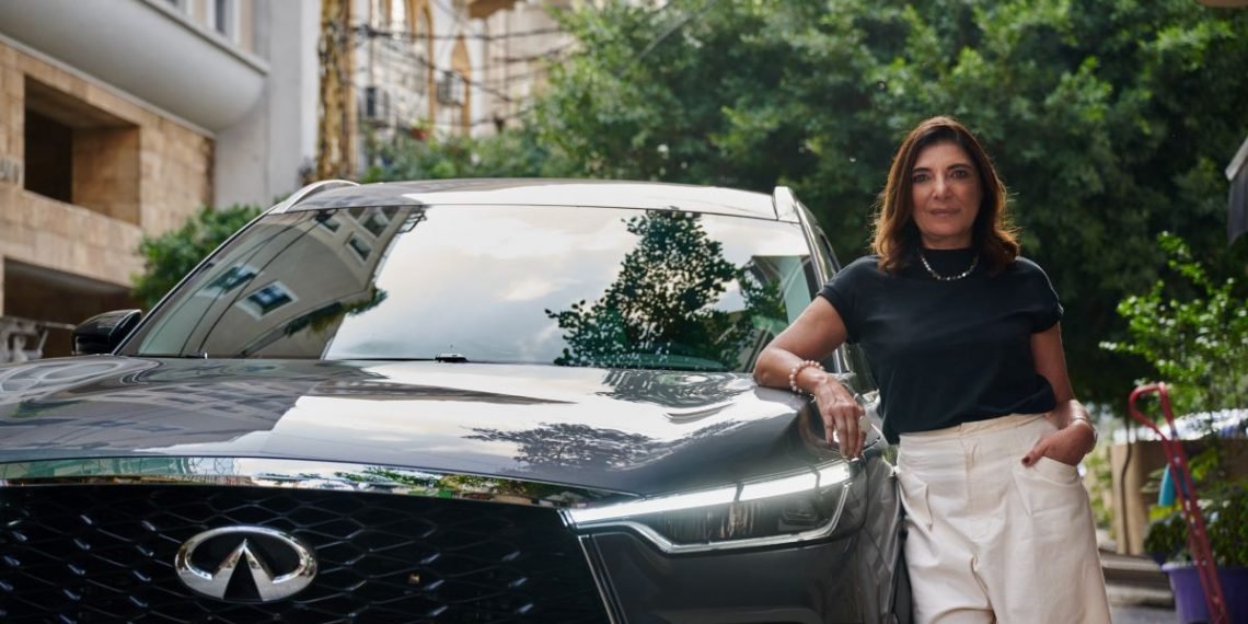 قصة المصممة اللبنانية ندى دبس مع إنفينيتي